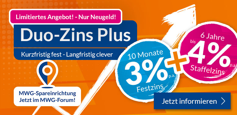 MWG DUO-Zins Plus, Sparprodukt