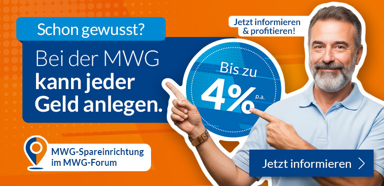 MWG DSpareinrichtung 4 Prozent, Sparprodukt
