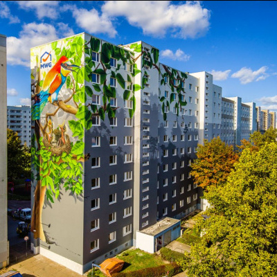Otto-Nagel-Straße 7+8 - neue Fassadengestaltung im Herbst 2022