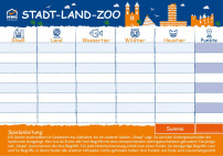 STADT-LAND-ZOO: Zoospezial