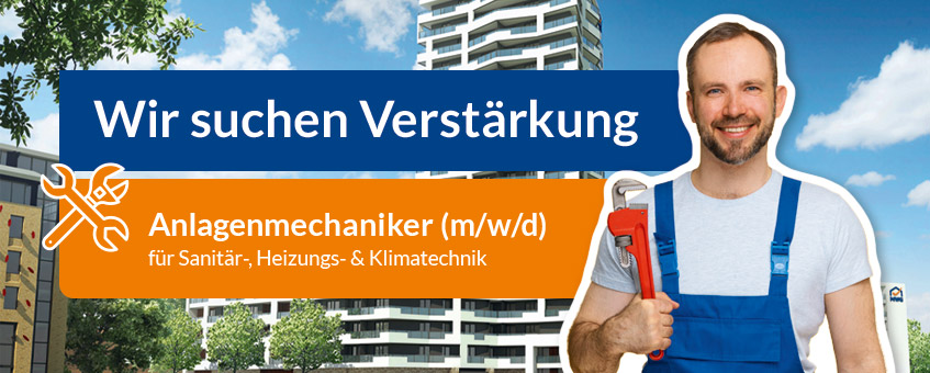 Anlagenmechaniker (m/w/d) für Sanitär-, Heizungs- und Klimatechnik