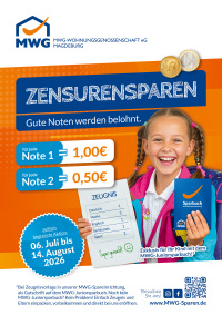 Zensurensparen vom 06. Juli bis 14. August 2026
