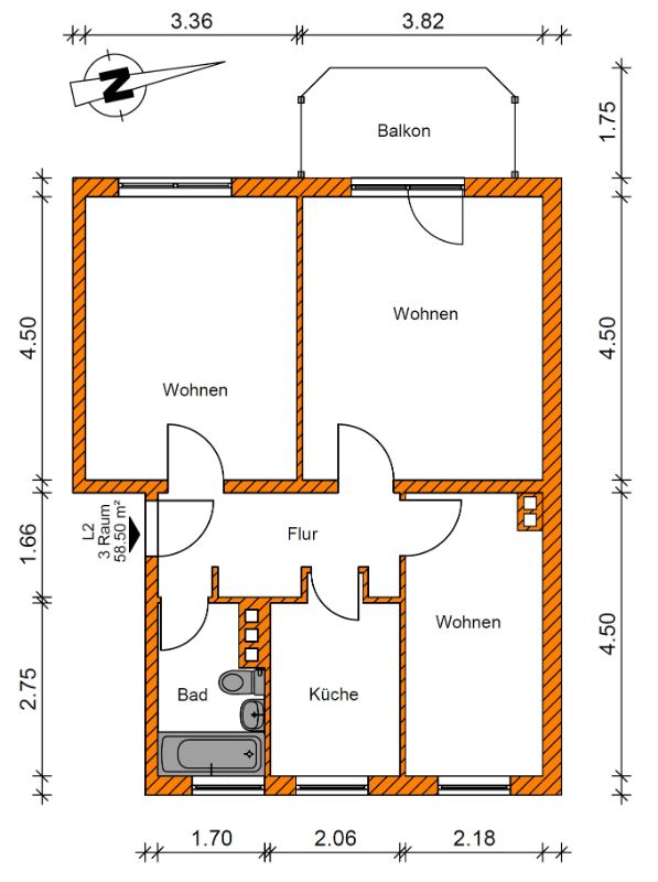 Attraktive 3-Raumwohnung sucht neuen Mieter - Photo 5
