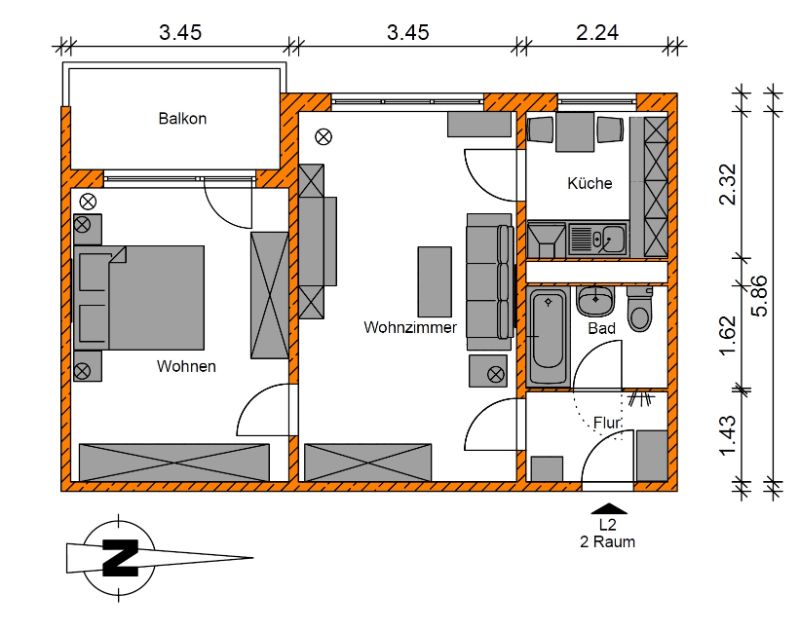 Charmante 2-Raumwohnung sucht liebenswerte Mieter - Photo 4
