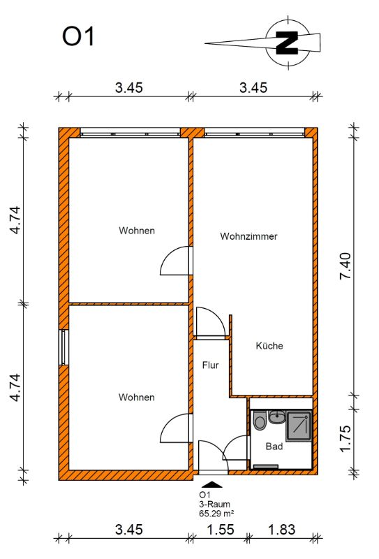 3-Raumwohnung am Neustädter See - Foto 3