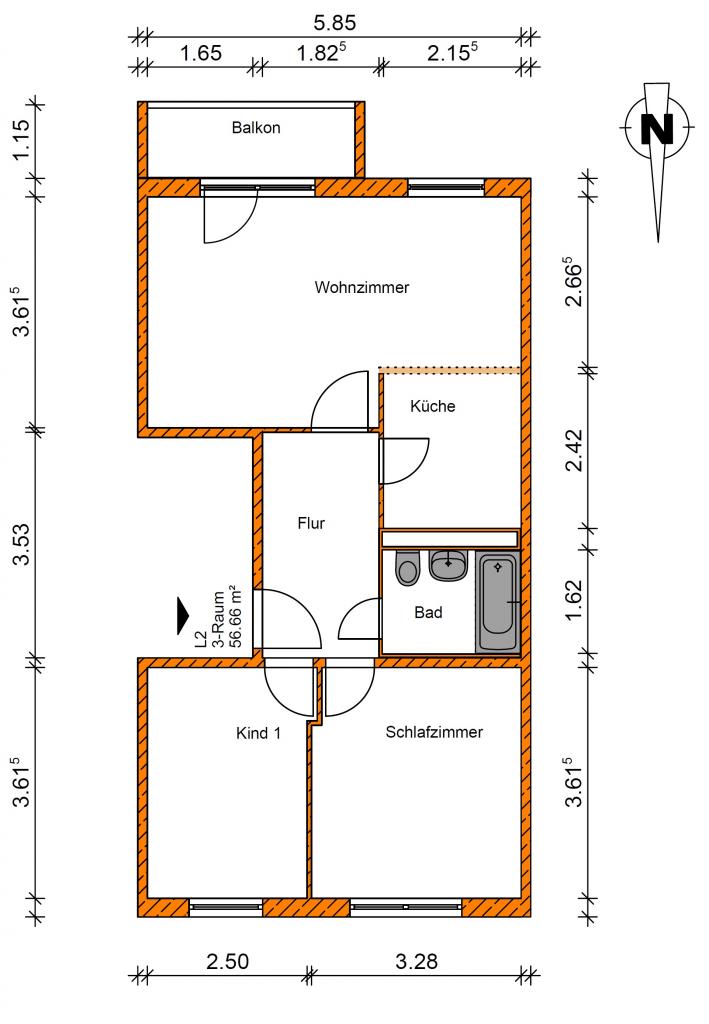 Charmante 3-Raumwohnung sucht liebenswerte Mieter nach Sanierung - Photo 3